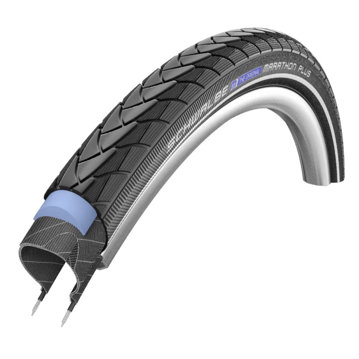 Schwalbe Marathon Plus Smart Guard 26 x 1.50" Reflective 26 Inch Bike Tyre