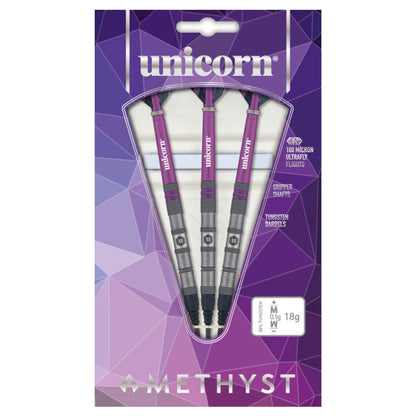 Unicorn Amethyst S1 80% Tungsten 18G Soft Tip Dart Alternate 1