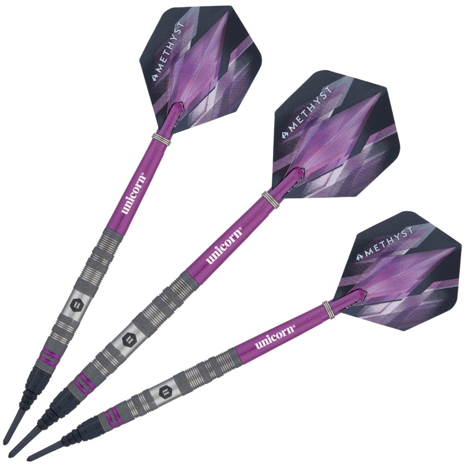 Unicorn Amethyst S2 80% Tungsten 18G Soft Tip Dart Alternate 6