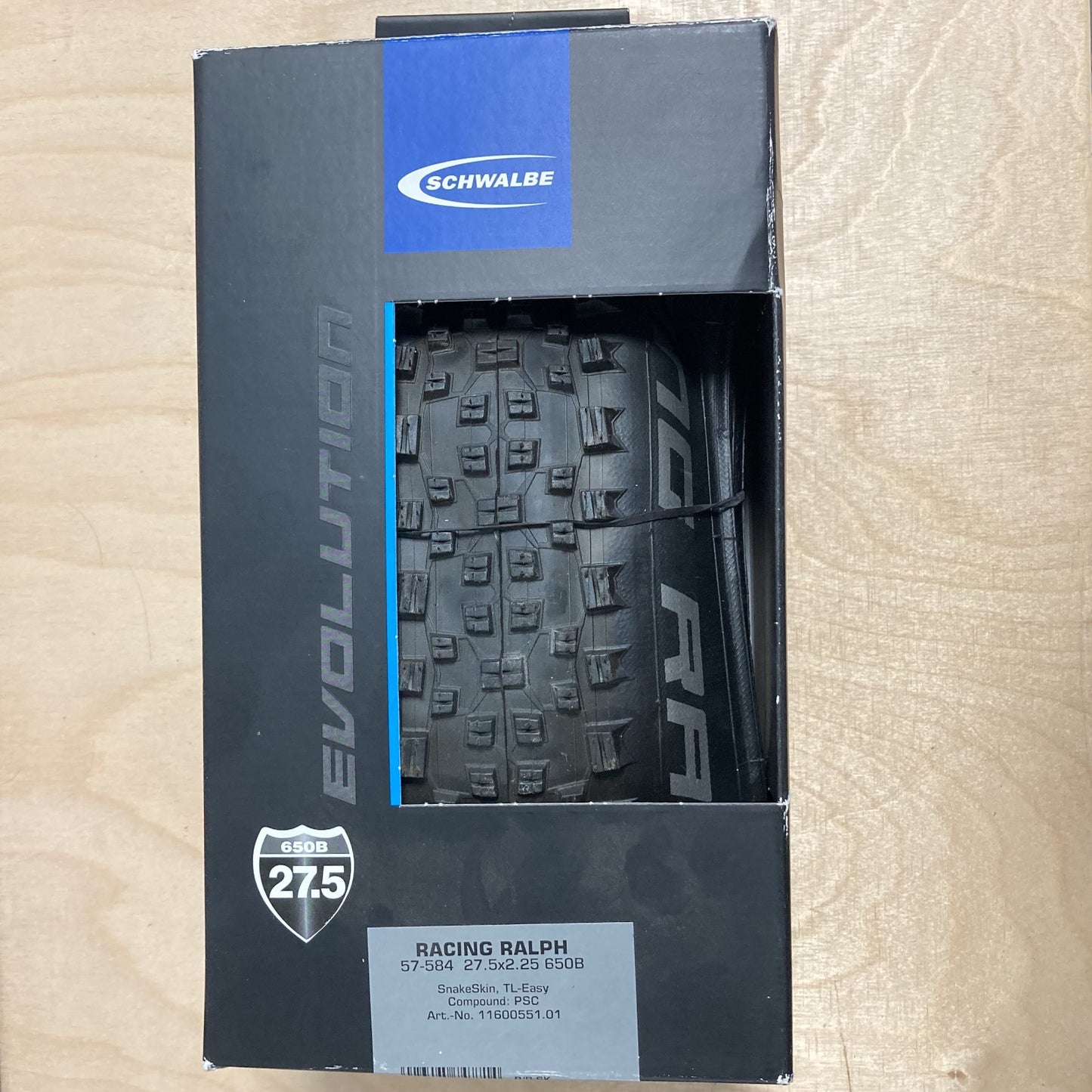 Schwalbe Racing Ralph 27.5 x 2.25" 27.5 Inch Bike Tyre SnakeSkin TL-Easy Folding Evo Alternate 2