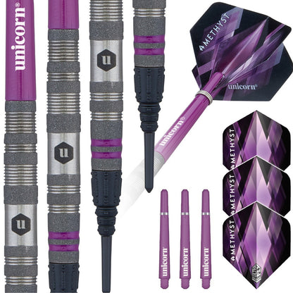 Unicorn Amethyst S3 80% Tungsten 19G Soft Tip Dart