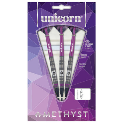 Unicorn Amethyst S3 80% Tungsten 19G Soft Tip Dart Alternate 1