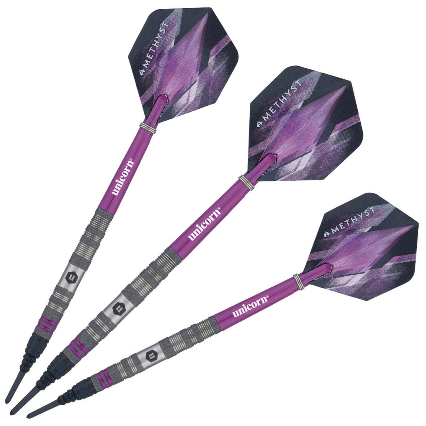 Unicorn Amethyst S3 80% Tungsten 19G Soft Tip Dart Alternate 6