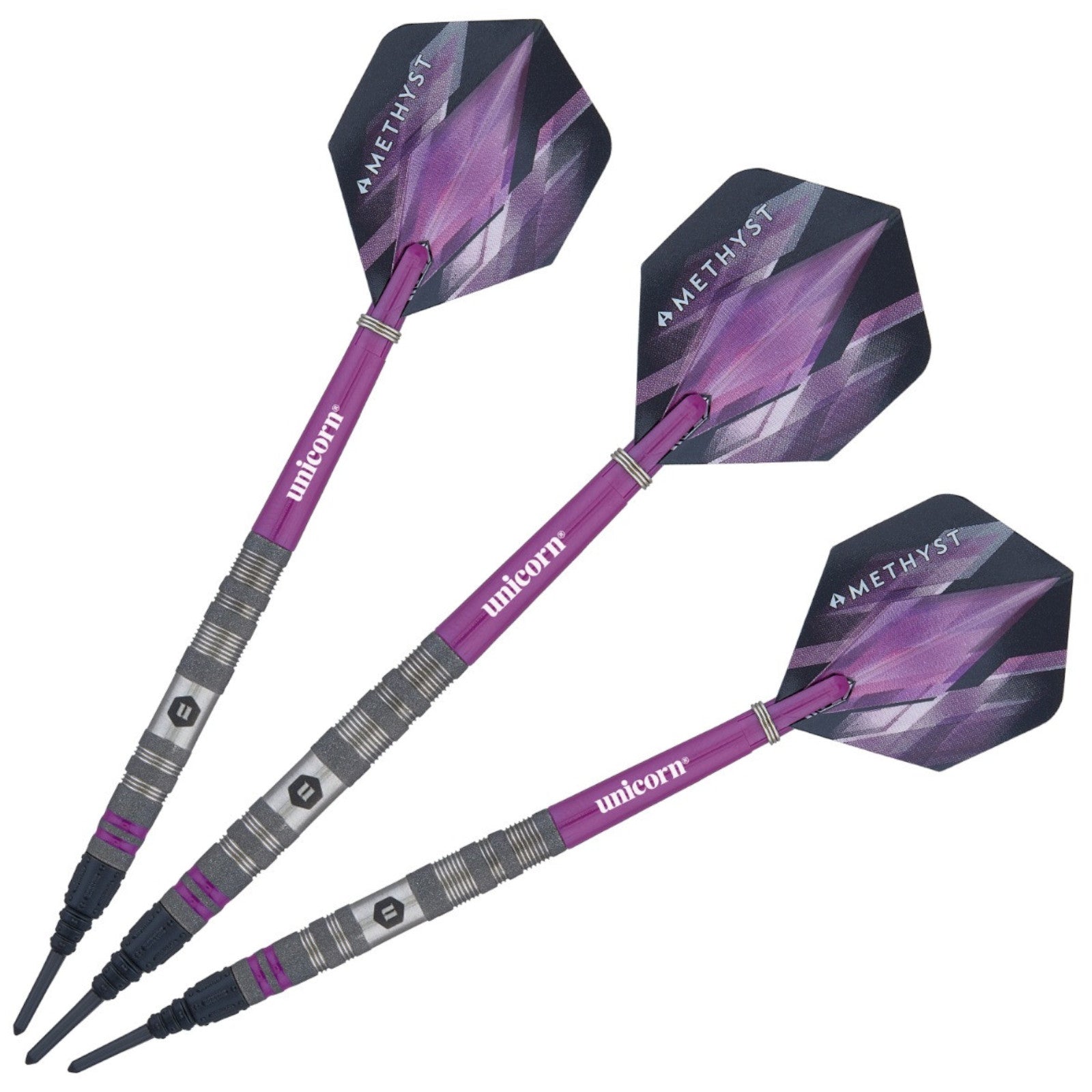 Unicorn Amethyst S3 80% Tungsten 19G Soft Tip Dart Alternate 6