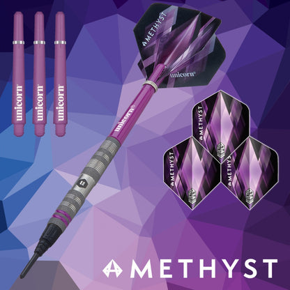Unicorn Amethyst S4 80% Tungsten 19G Soft Tip Dart Alternate 5