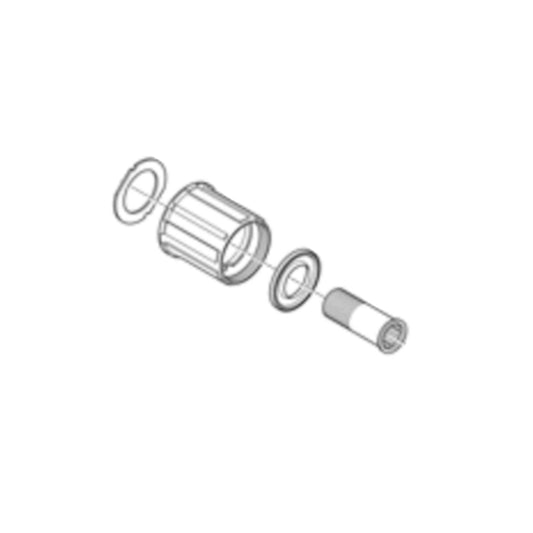 Shimano WH-R501-R Complete Bike Wheel Freehub Body