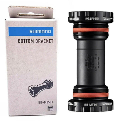 Shimano BB-MT501 HollowTech II Support de pédalier de vélo avec filetage anglais 68/73 mm