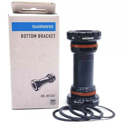 Shimano BB-MT501 HollowTech II Support de pédalier de vélo avec filetage anglais 68/73 mm