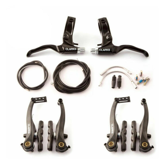 Clarks V-Brake Set Front V-Brake Bike Brake Calliper & Lever Set
