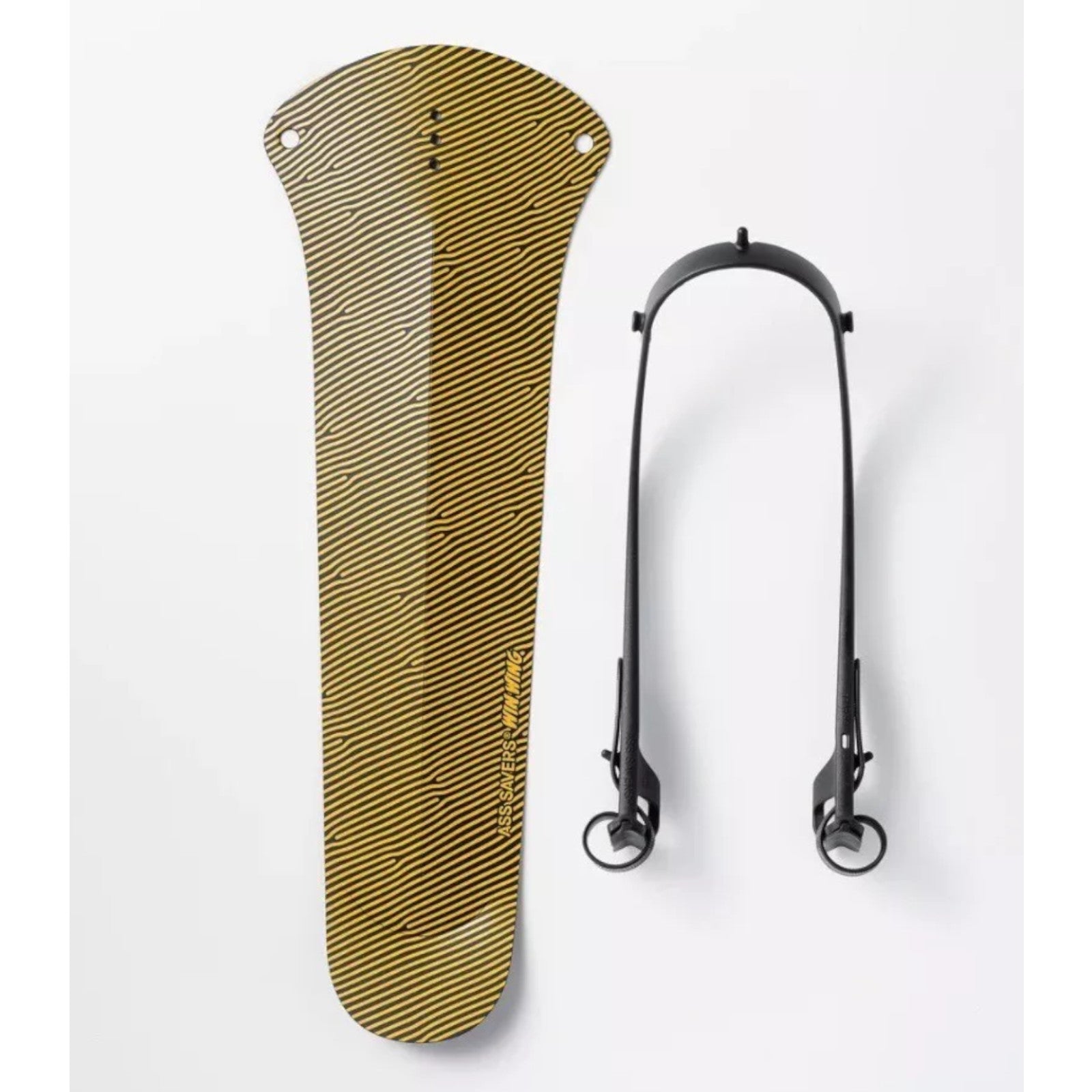 Ass Savers Win Wing 700c Clip On Rear Bike Mudguard Golden Groove