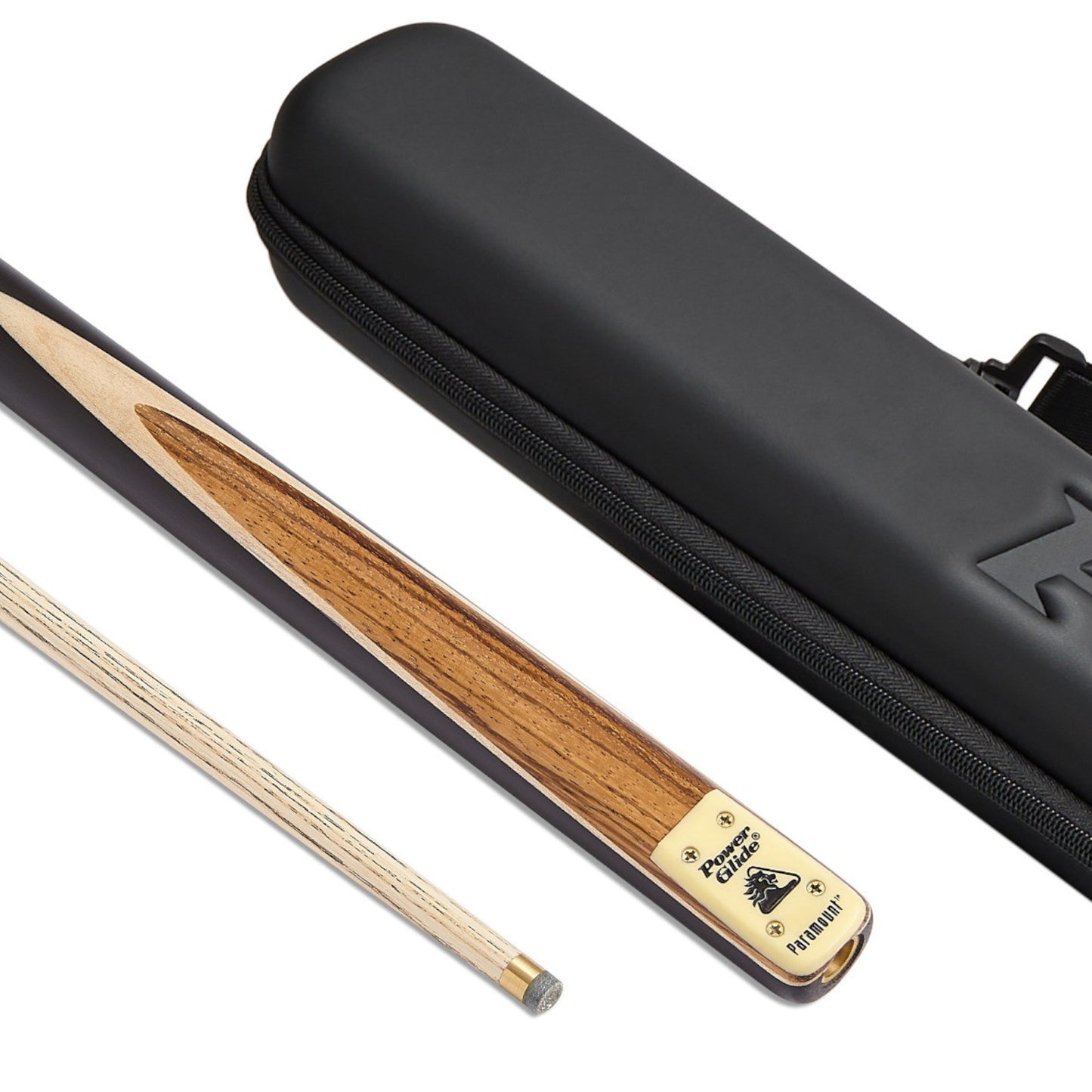 PowerGlide Paramount 3/4 Split 18oz with Svartur Cue Case Set Snooker Cue