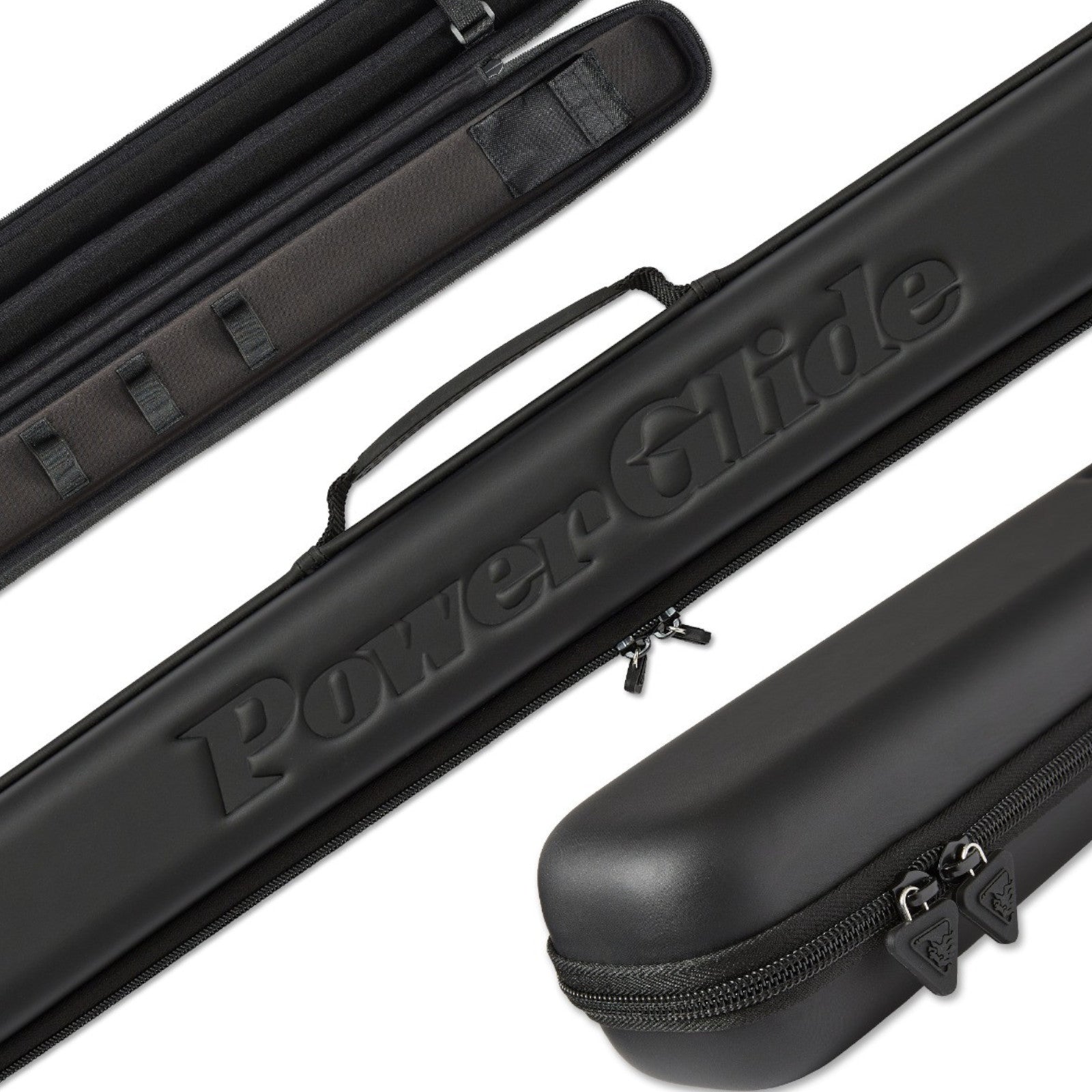 Powerglide Svartur Case (2-Piece Cue) Black Snooker Cue Case