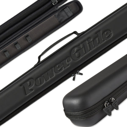 Powerglide Svartur Case (2-Piece Cue) Black Snooker Cue Case