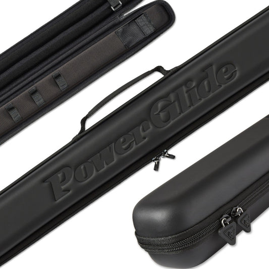 Powerglide Svartur Case (2-Piece Cue) Black Snooker Cue Case