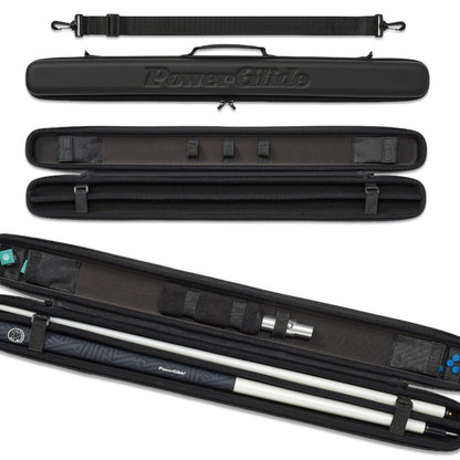 Powerglide Svartur Case (2-Piece Cue) Black Snooker Cue Case Alternate 1