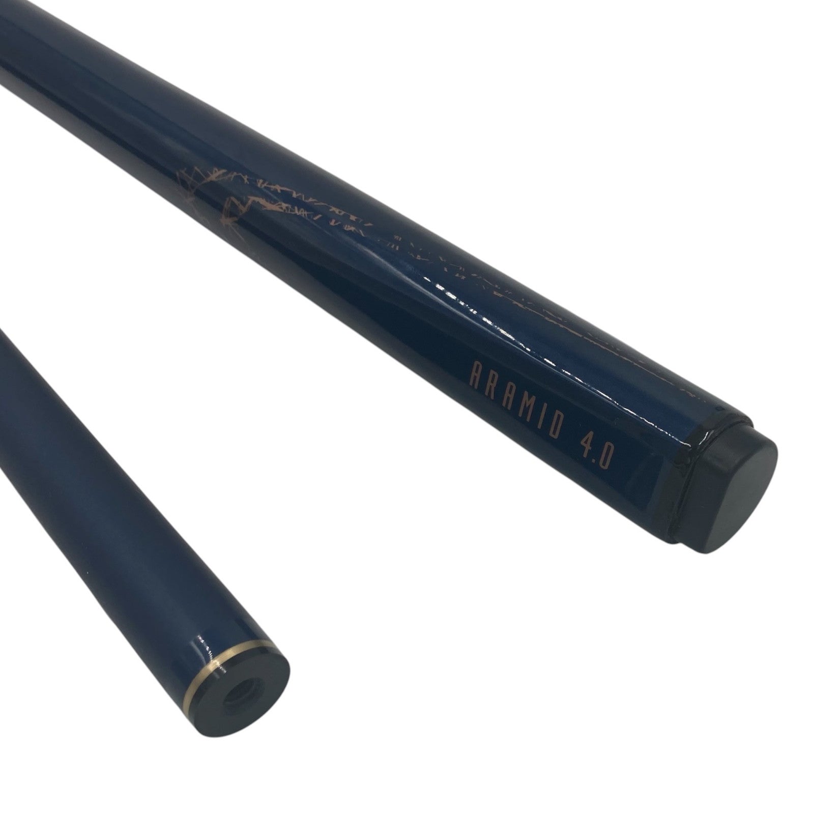 Powerglide Aramid 4.0 Blue/Rose Gold 2 Piece 57" 10mm 18oz Snooker Cue Alternate 1