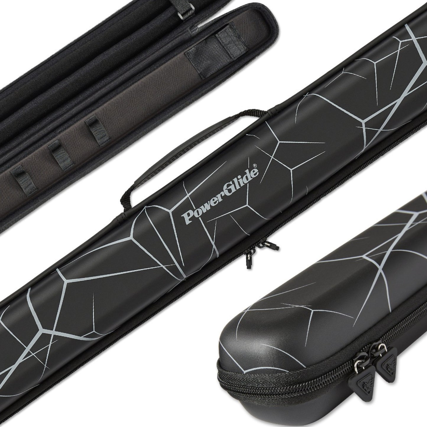 Powerglide Svartur Case (2-Piece Cue) Noir Snooker Cue Case