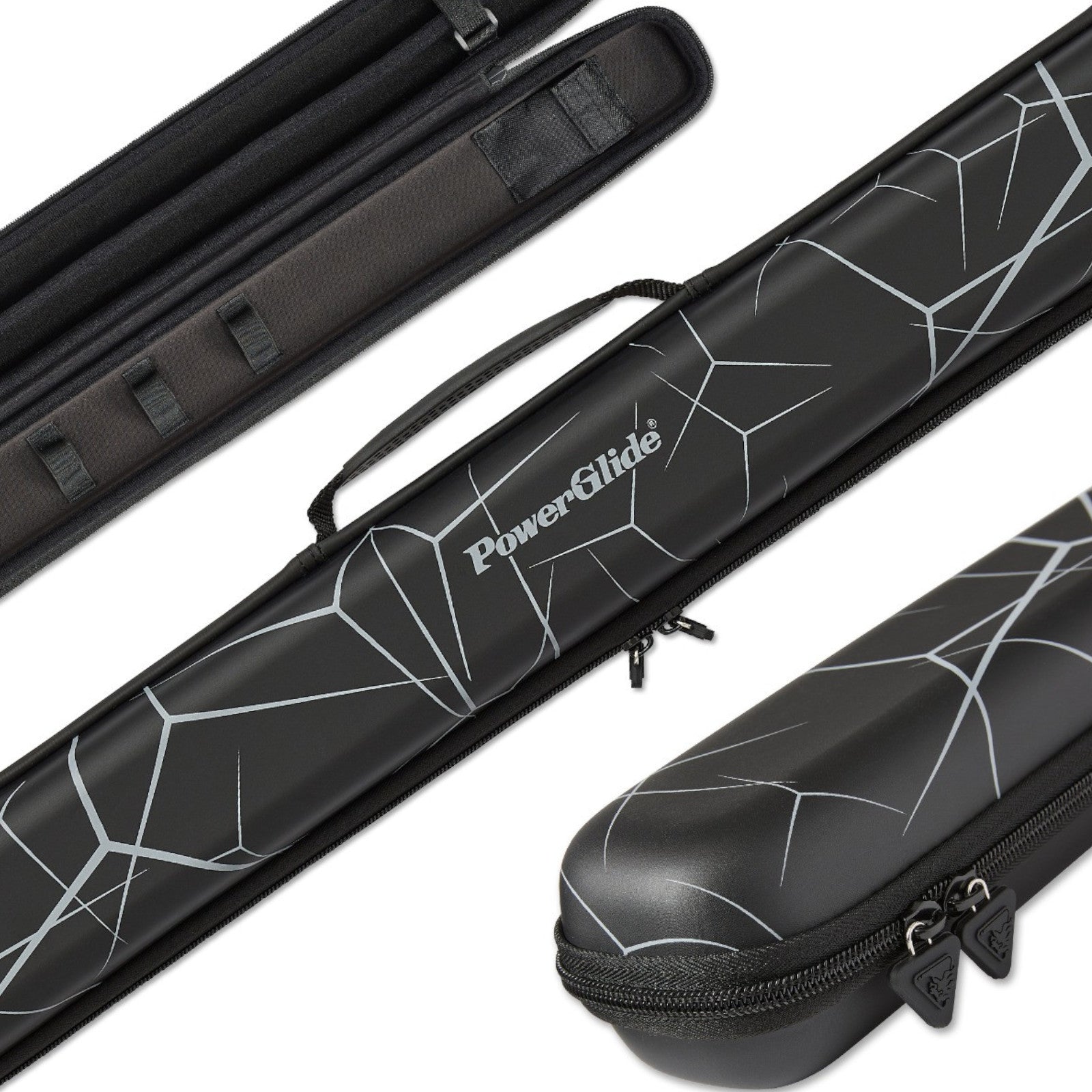 Powerglide Svartur Case (2-Piece Cue) Noir Snooker Cue Case