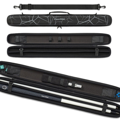 Powerglide Svartur Case (2-Piece Cue) Noir Snooker Cue Case Alternate 1