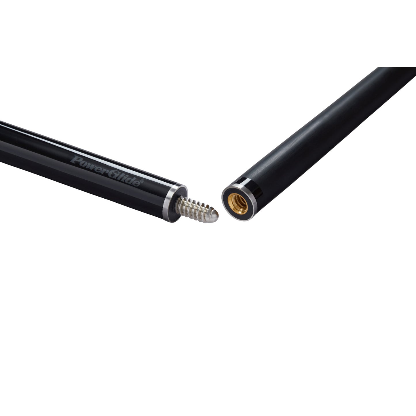 PowerGlide Premium Fibreglass 2 Piece Snooker Cue with Moulded Cue Case and 2 Pieces of Chalk