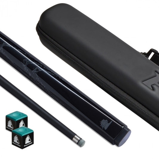 PowerGlide Premium Fibreglass with Moulded Cue Case and 2 Pieces of chalk. Snooker Cue Alternate 11