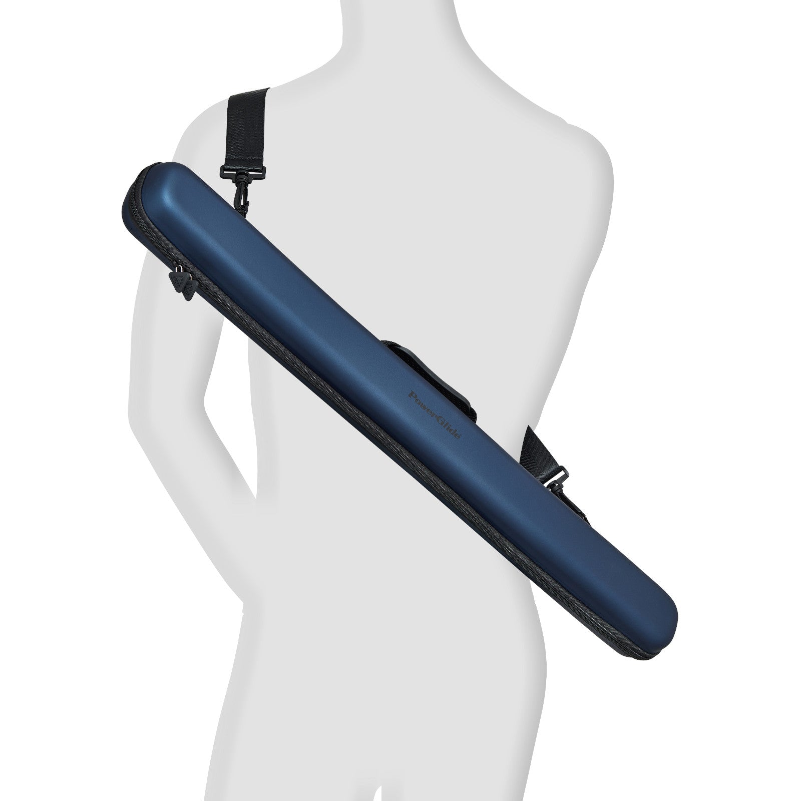 Powerglide Svartur Case (2-Piece Cue) Met Blue Snooker Cue Case Alternate 2