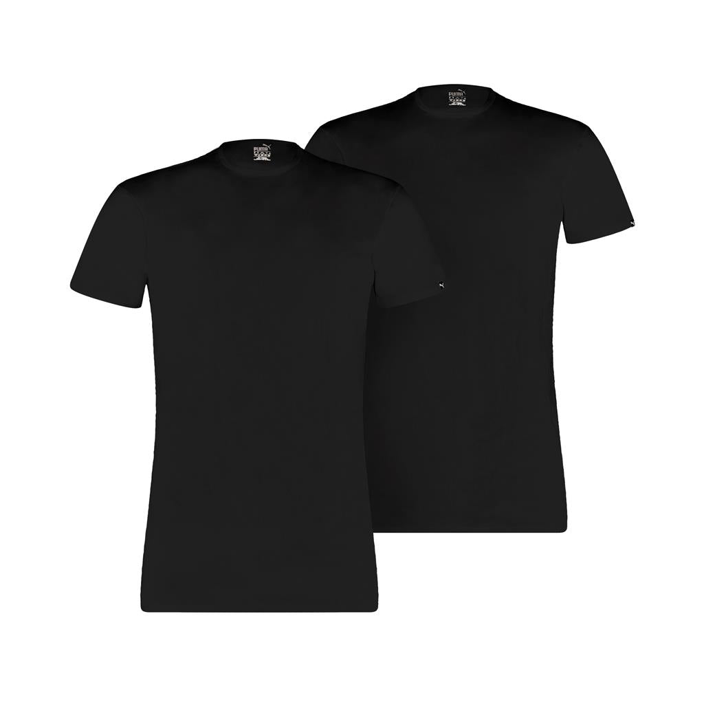 Puma T-Shirt Crew Men's Short Sleeve T-Shirt Black - Small