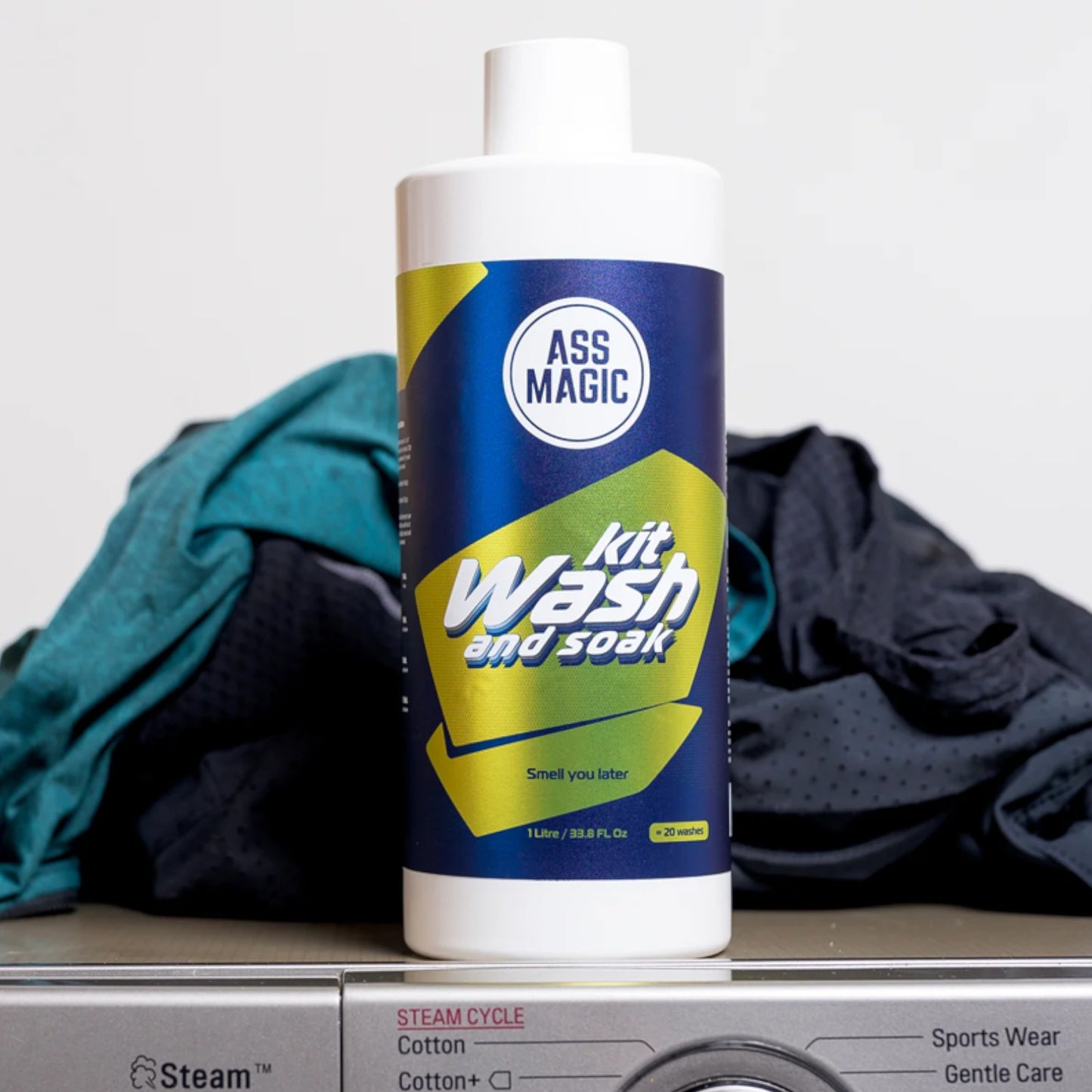 Ass Magic 3 in 1 Enzyme Kit Wash 1000ml Sports Equipment Odour Treatment Alternate 1