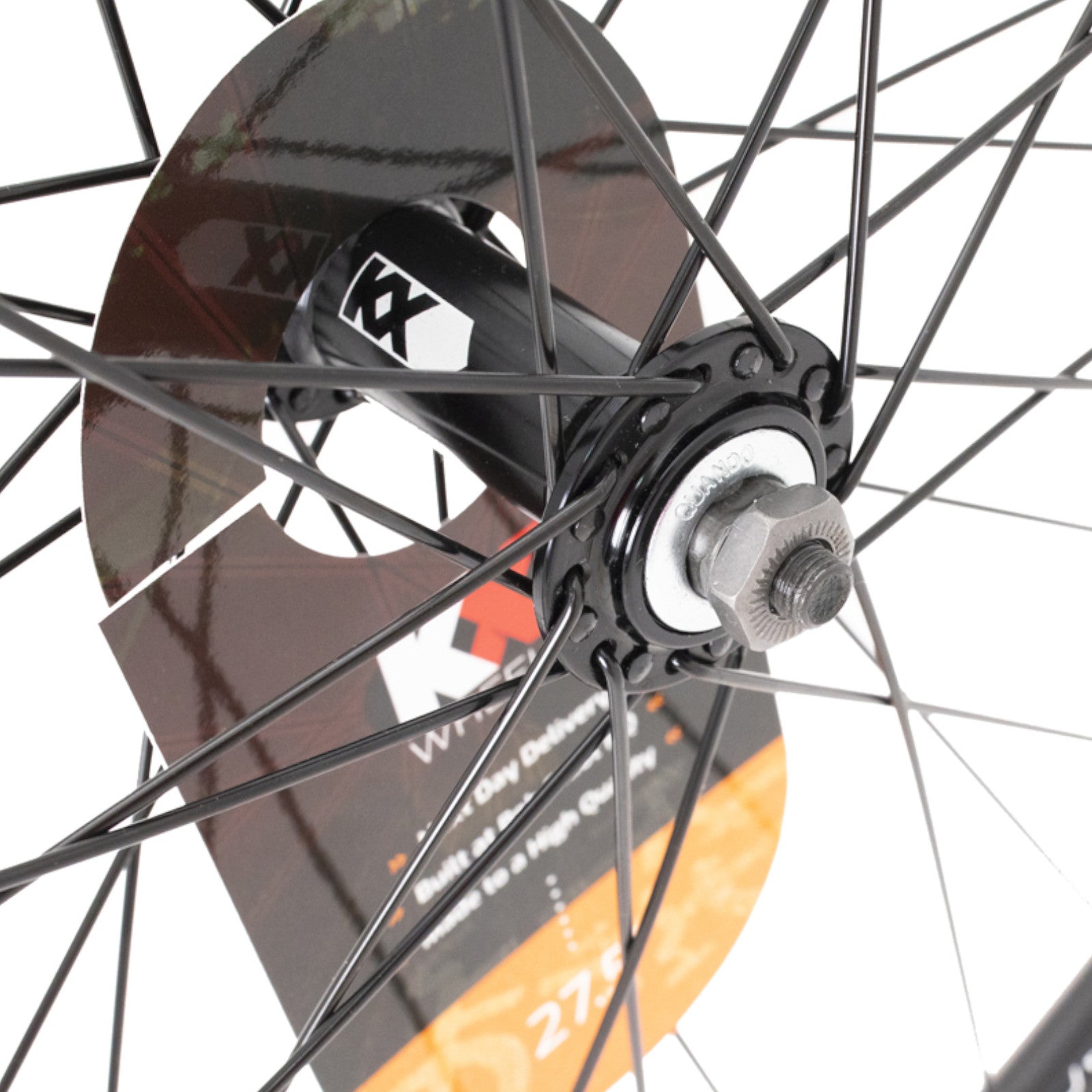 KX Wheels MTB 27.5" 650B Doublewall Q/R Rim Brake 27.5 Inch Front Bike Wheel Alternate 2