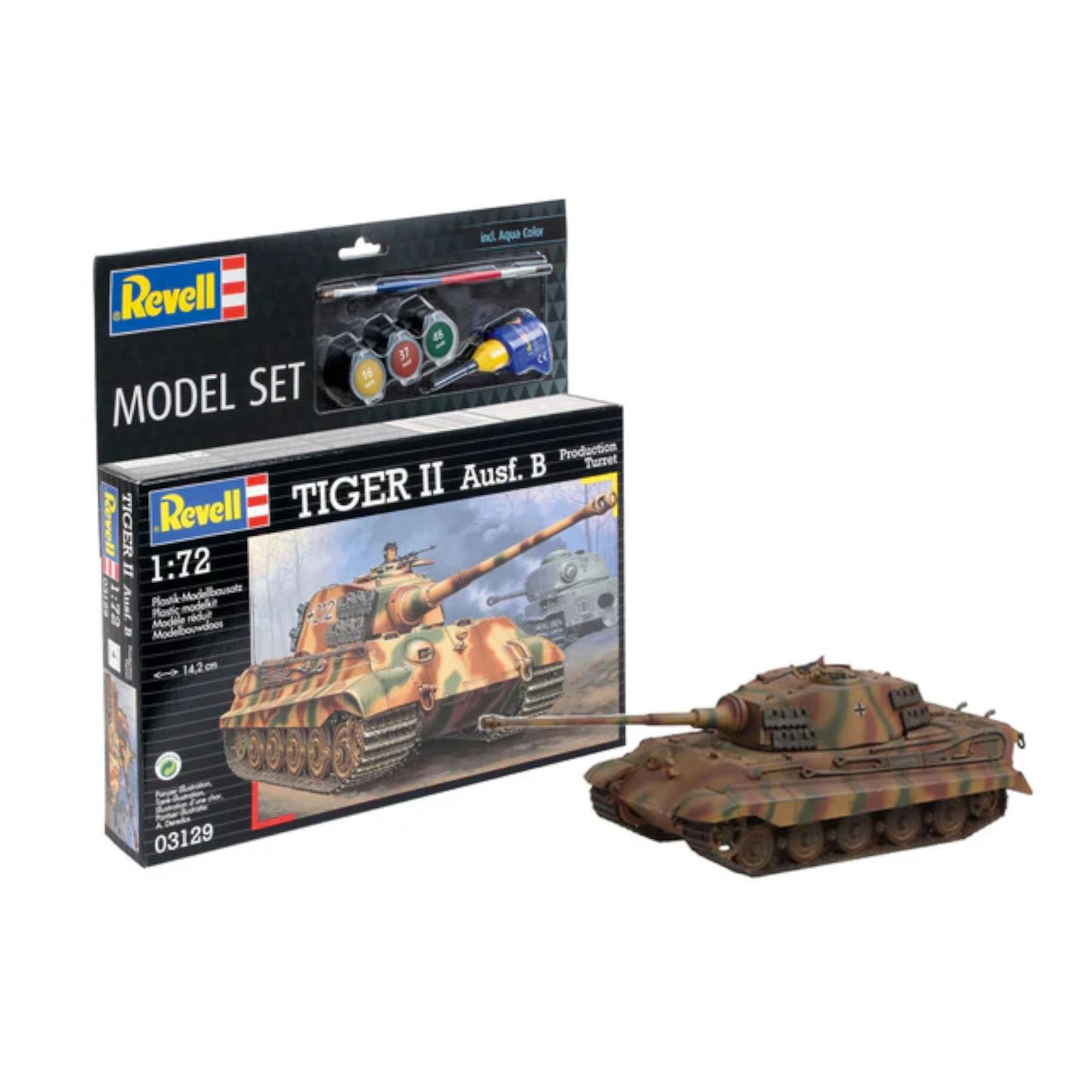 Revell Tiger II Ausf. B Set Tank Model Kit 63129
