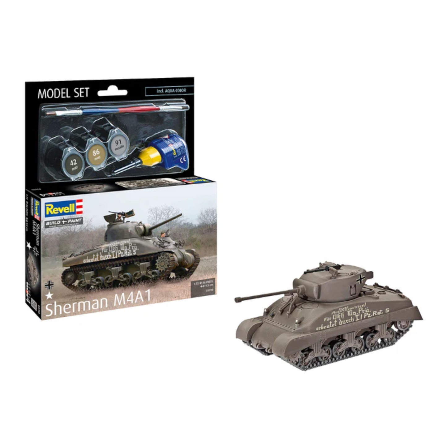 Revell Tiger II Ausf. B Set 1:35 Tank Model Kit 63249