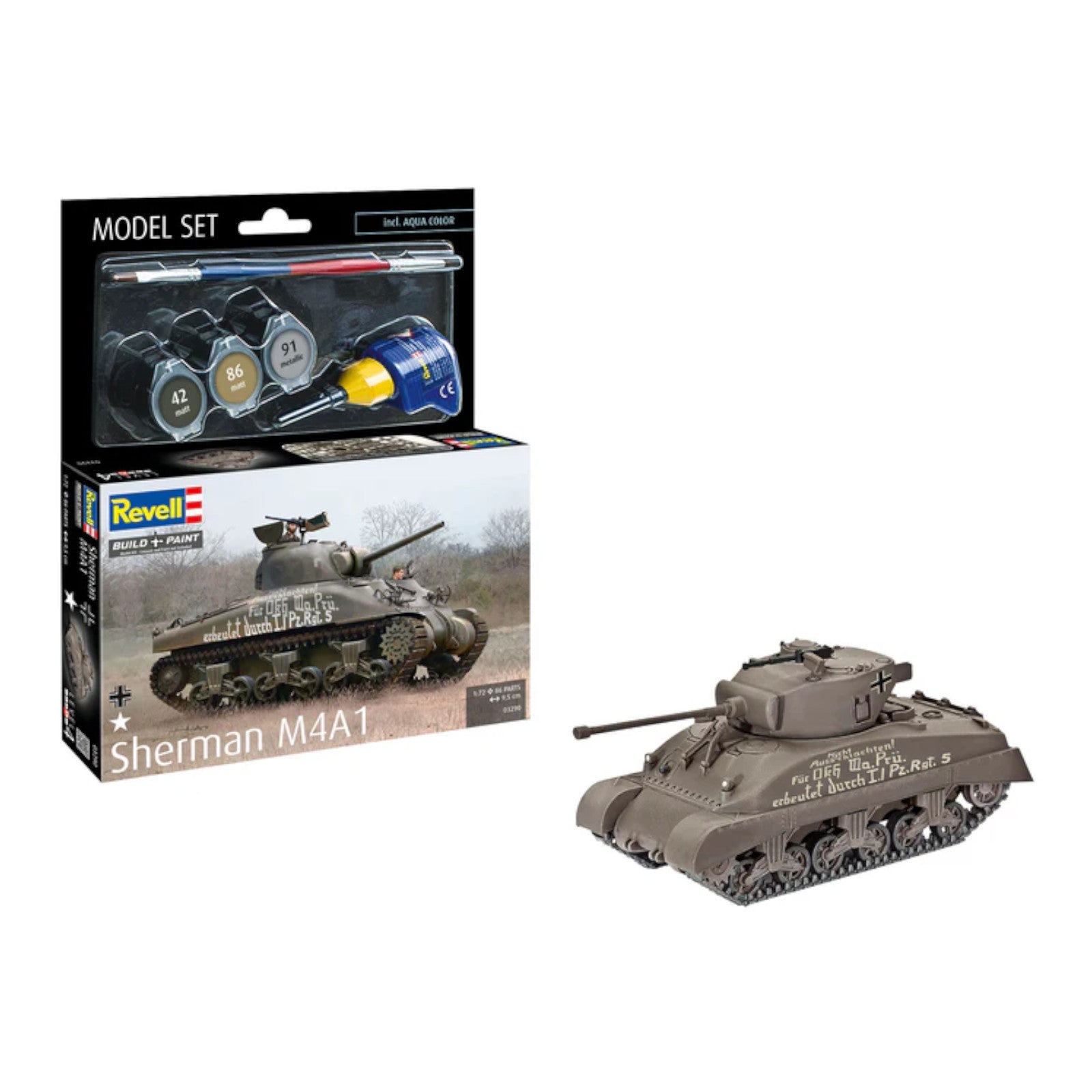 Revell Tiger II Ausf. B Set 1:35 Tank Model Kit 63249