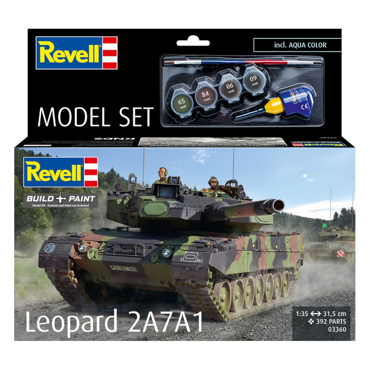 Revell Leopard 2A7A1 Set Tank Model Kit 63360