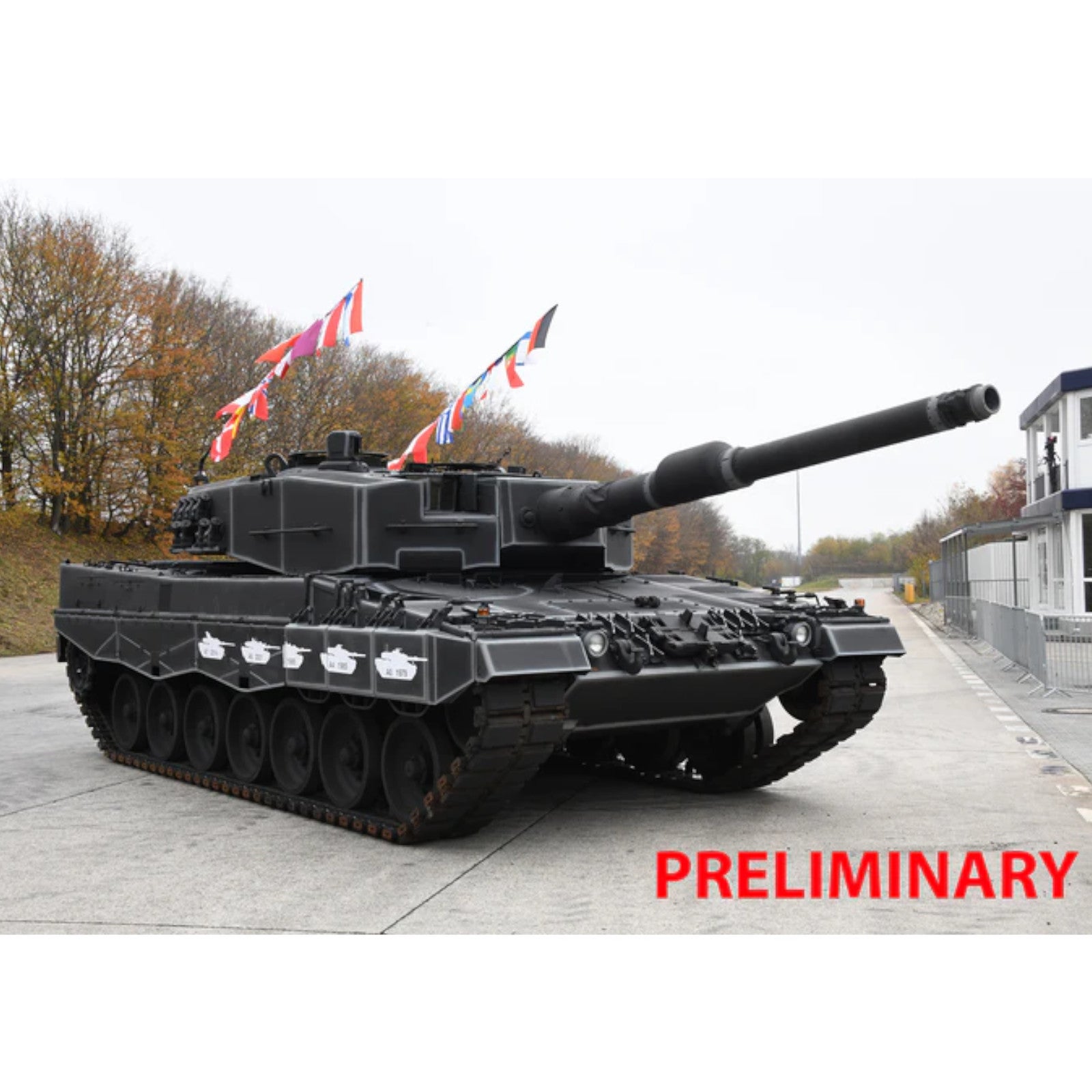 Revell Leopard 2A4 40th Anniversary Special Decoration Set Tank Model Kit 63368
