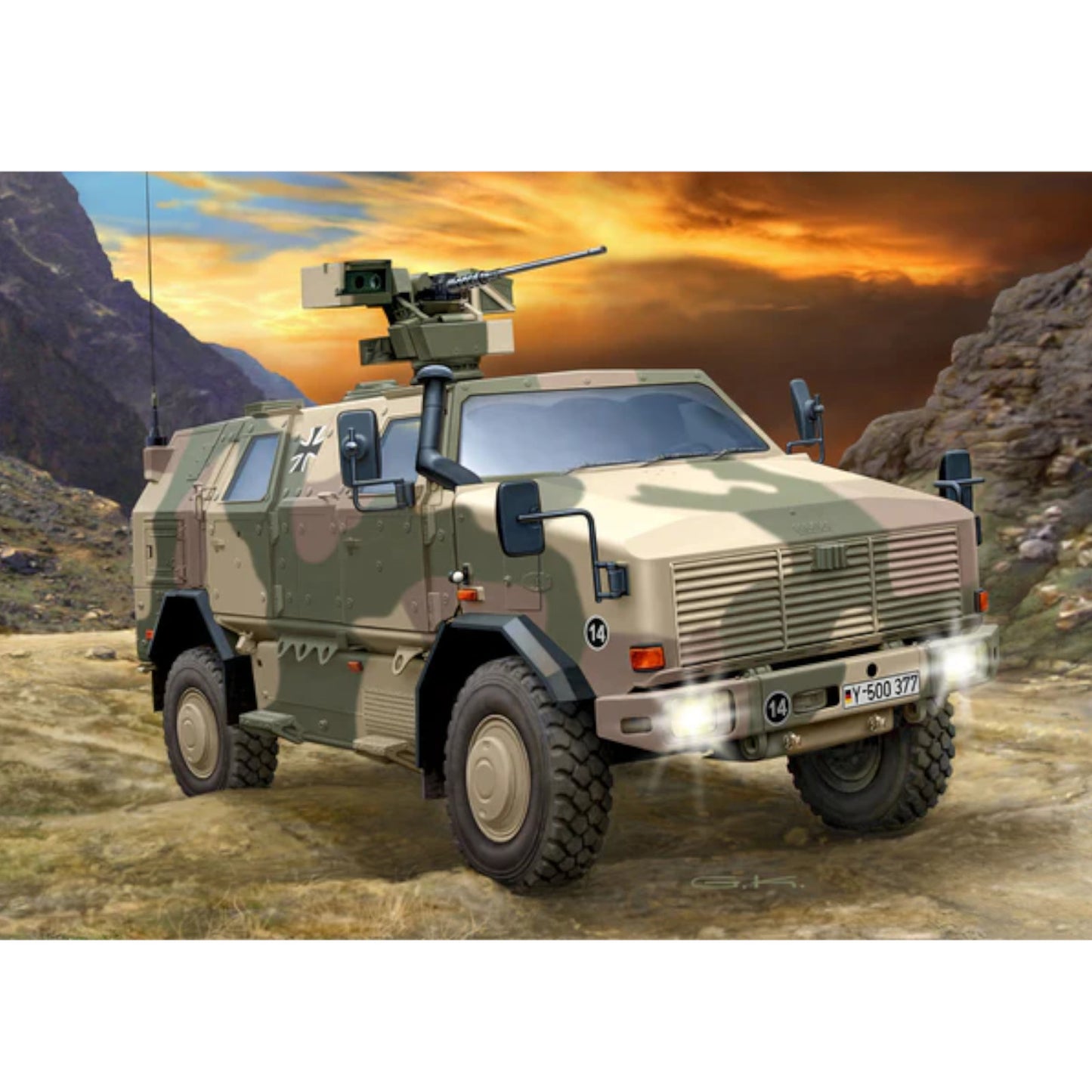 Revell Dingo 2 GE A3.3 PatSi Set Truck Model Kit 63370