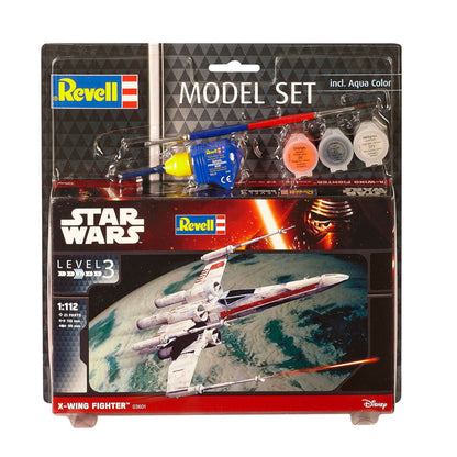 Revell Star Wars X-Wing Fighter 1:112 Maßstab Modell Kit mit Farben & Kleber