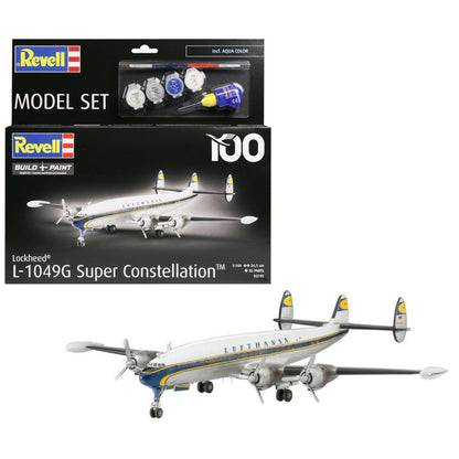 Revell Lockheed L.1049G Super Constellation Lufthansa Plane Model Set Kit 63745