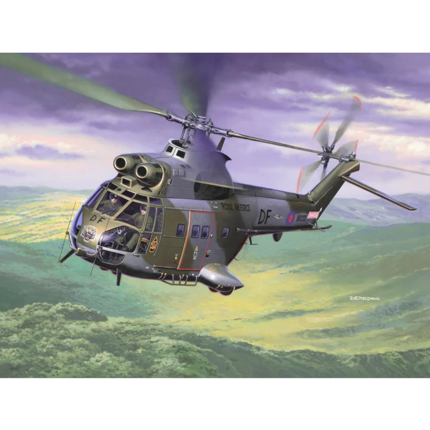 Revell Westland Puma HC.1 Set Helicopter Model Kit 63746