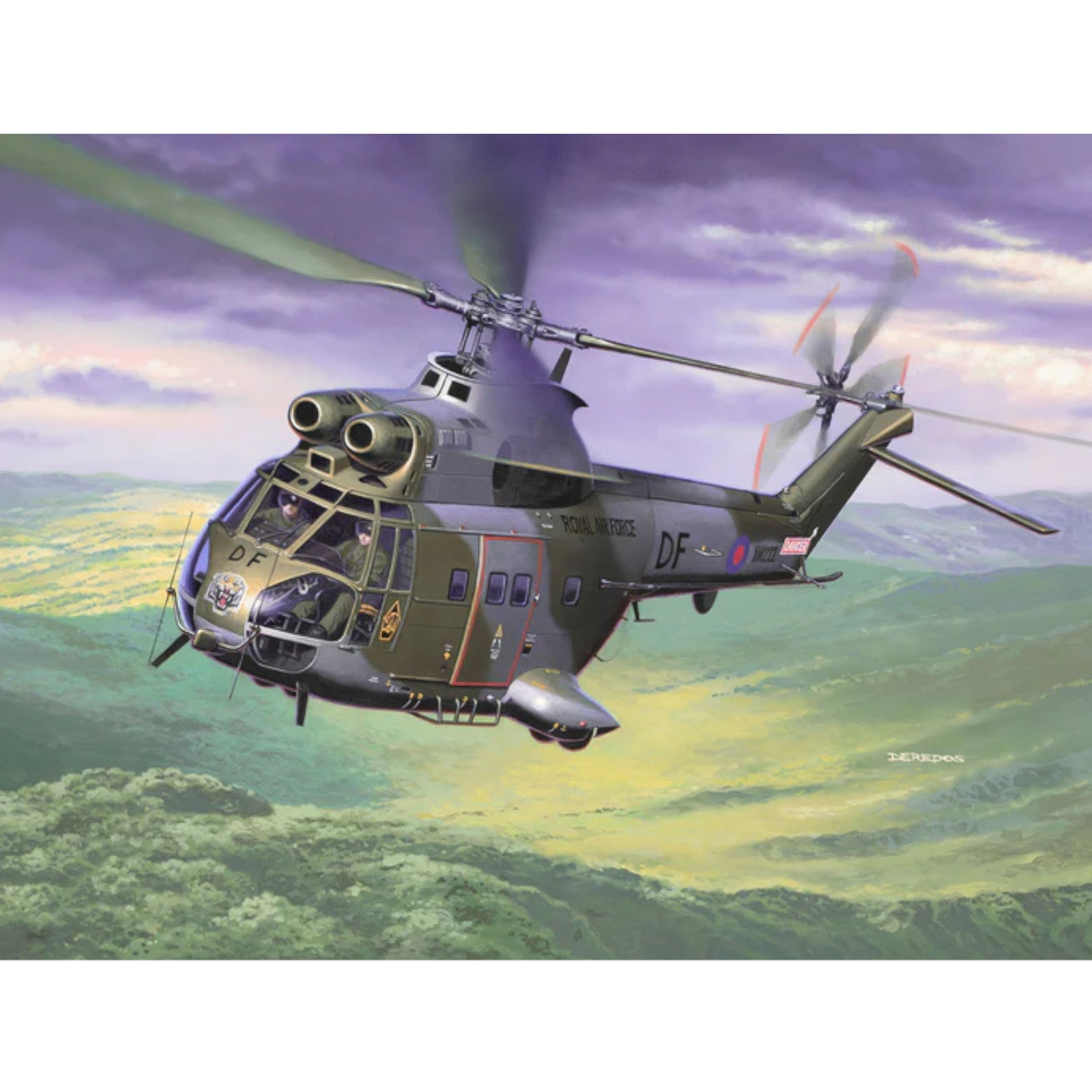 Revell Westland Puma HC.1 Set Helicopter Model Kit 63746