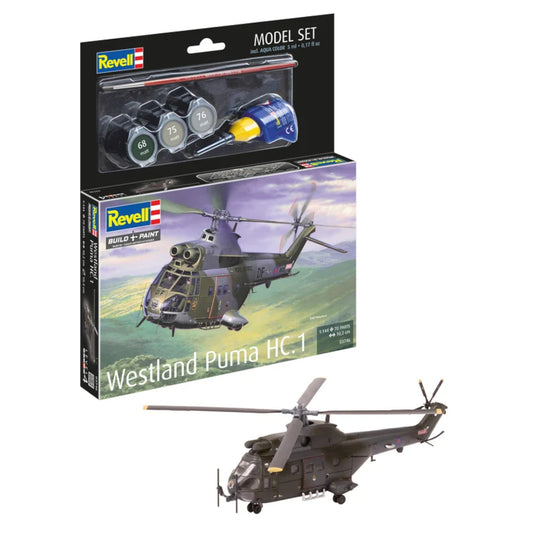 Revell Westland Puma HC.1 Set Helicopter Model Kit 63746