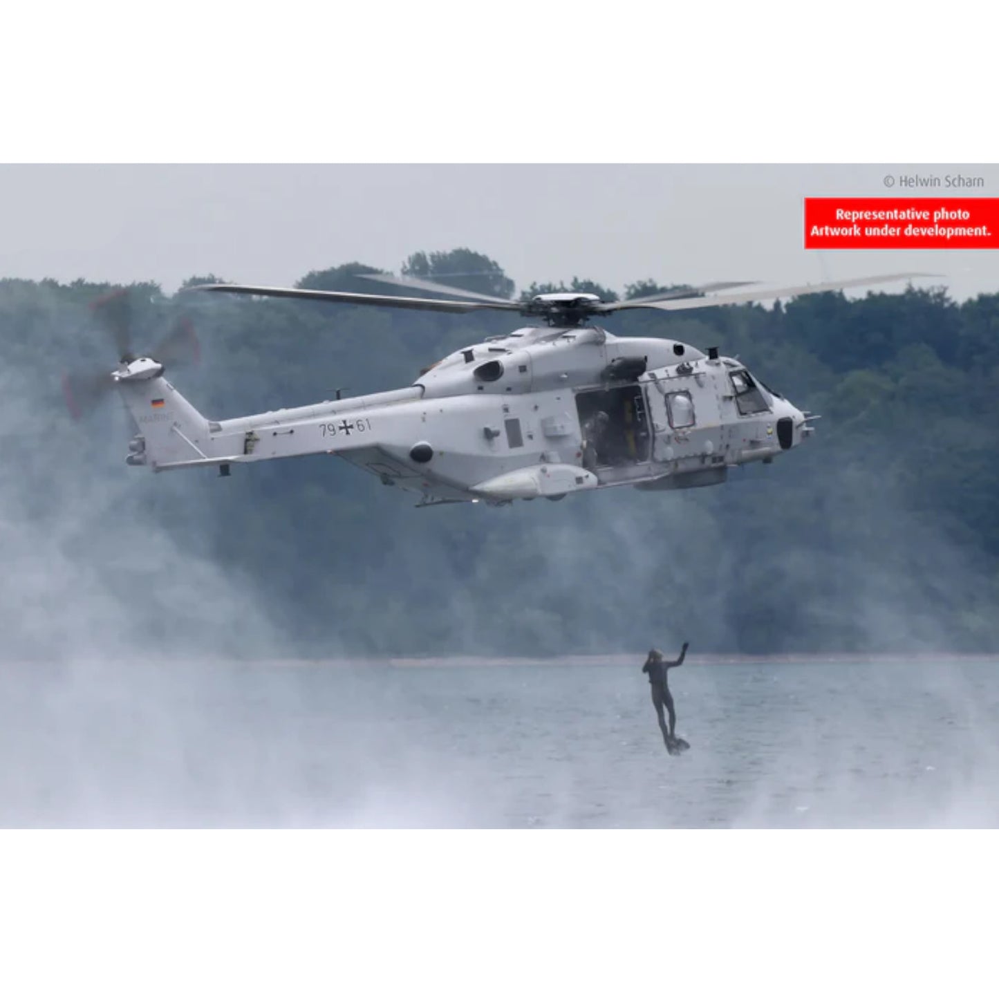 Revell NH90 NFH Navy Set Helicopter Model Kit 63784