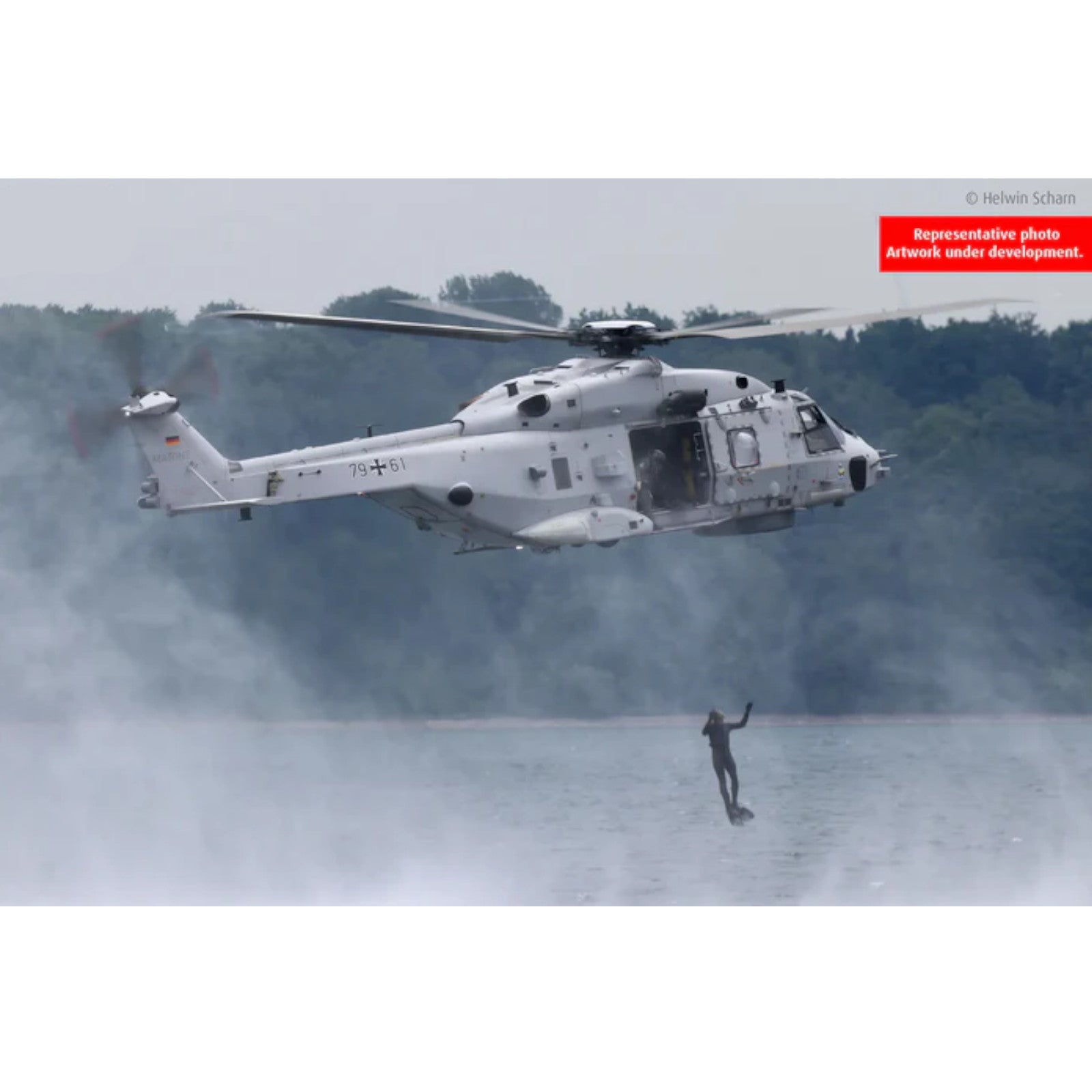 Revell NH90 NFH Navy Set Helicopter Model Kit 63784