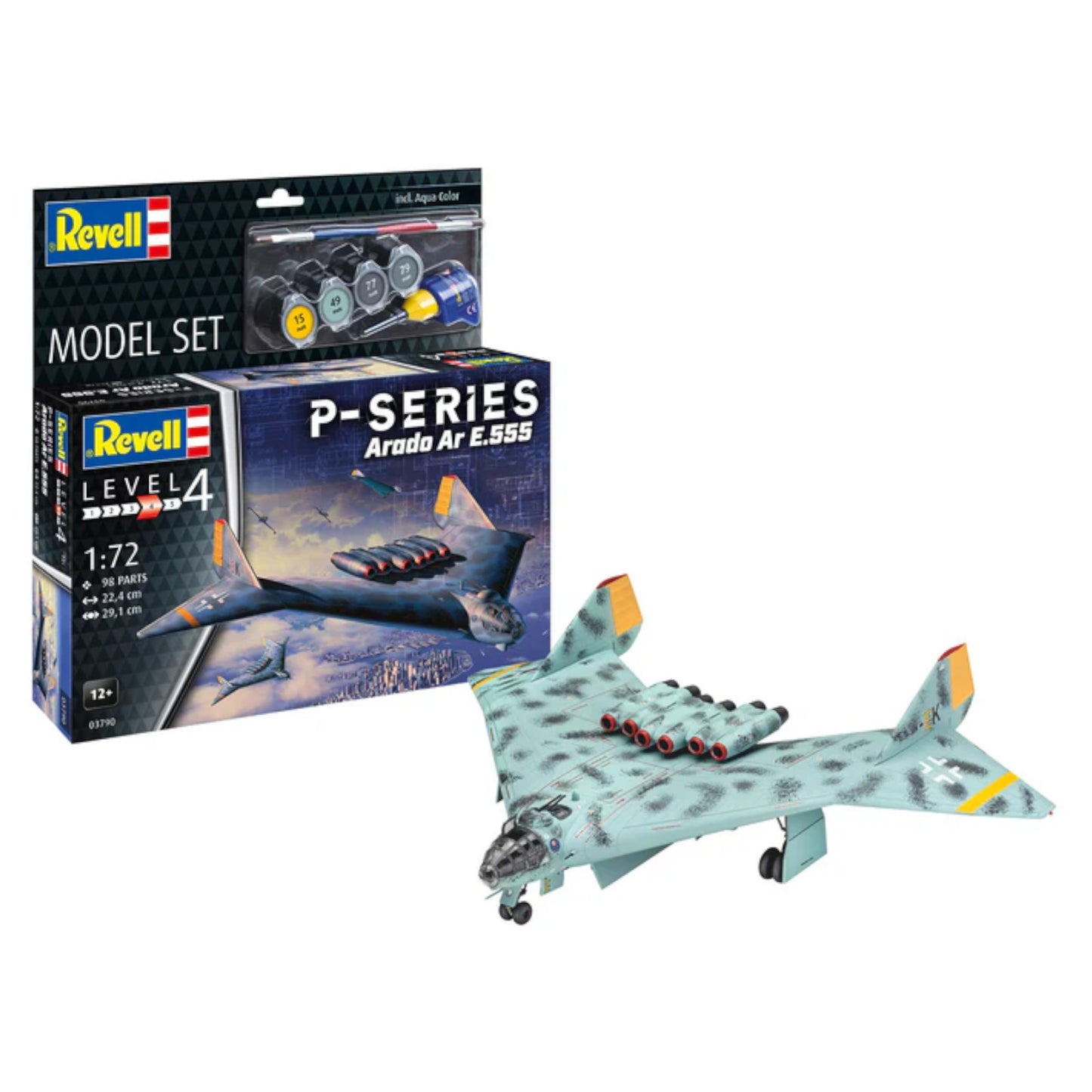 Revell Arado Ar E.555 P-Series Set Plane Model Kit 63790