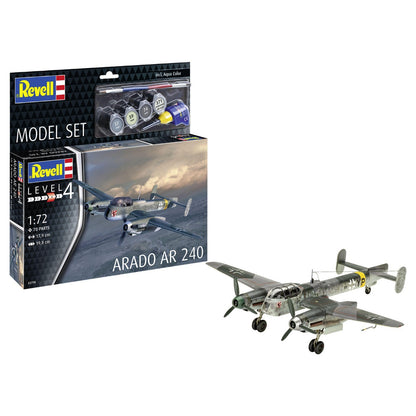 Revell Arado Ar 240 WW2 Plane Model Set Kit 63798