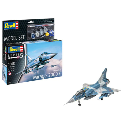 Revell Dassault Mirage 2000C Set Plane Model Kit 63813
