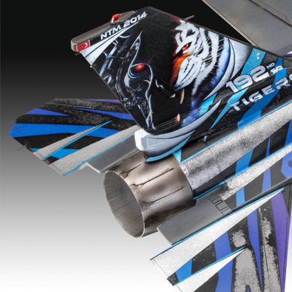 Revell Lockheed Martin F-16D Tigermeet 2014 Plane Model Kit Turkish Air Force Fighter Jet Combat Trainer Alternate 2