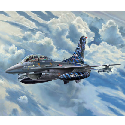 Revell Lockheed Martin F-16D Tigermeet 2014 Plane Model Kit Turkish Air Force Fighter Jet Combat Trainer Alternate 3