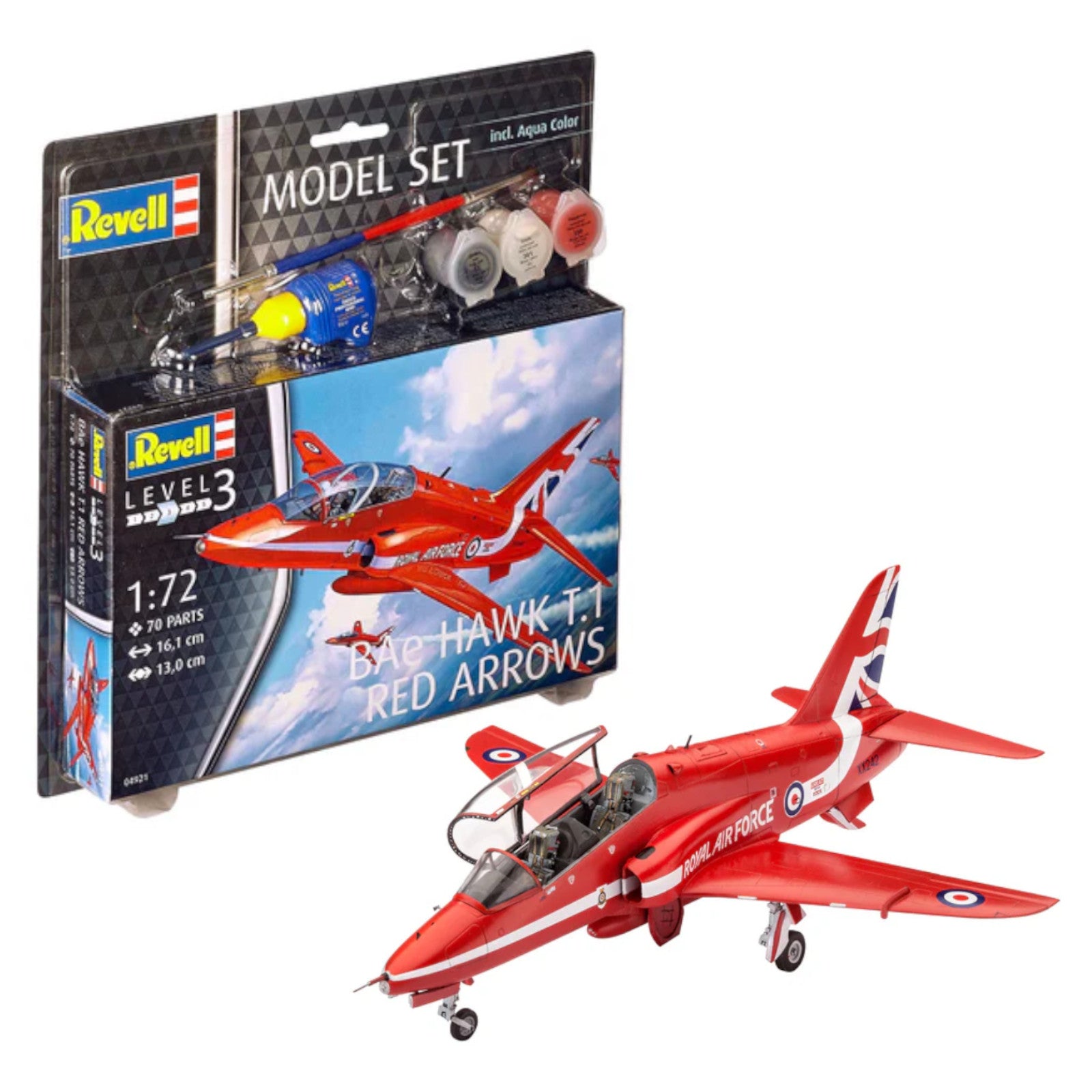 Revell BAe Hawk T.1 Red Arrows Set Plane Model Kit 64921