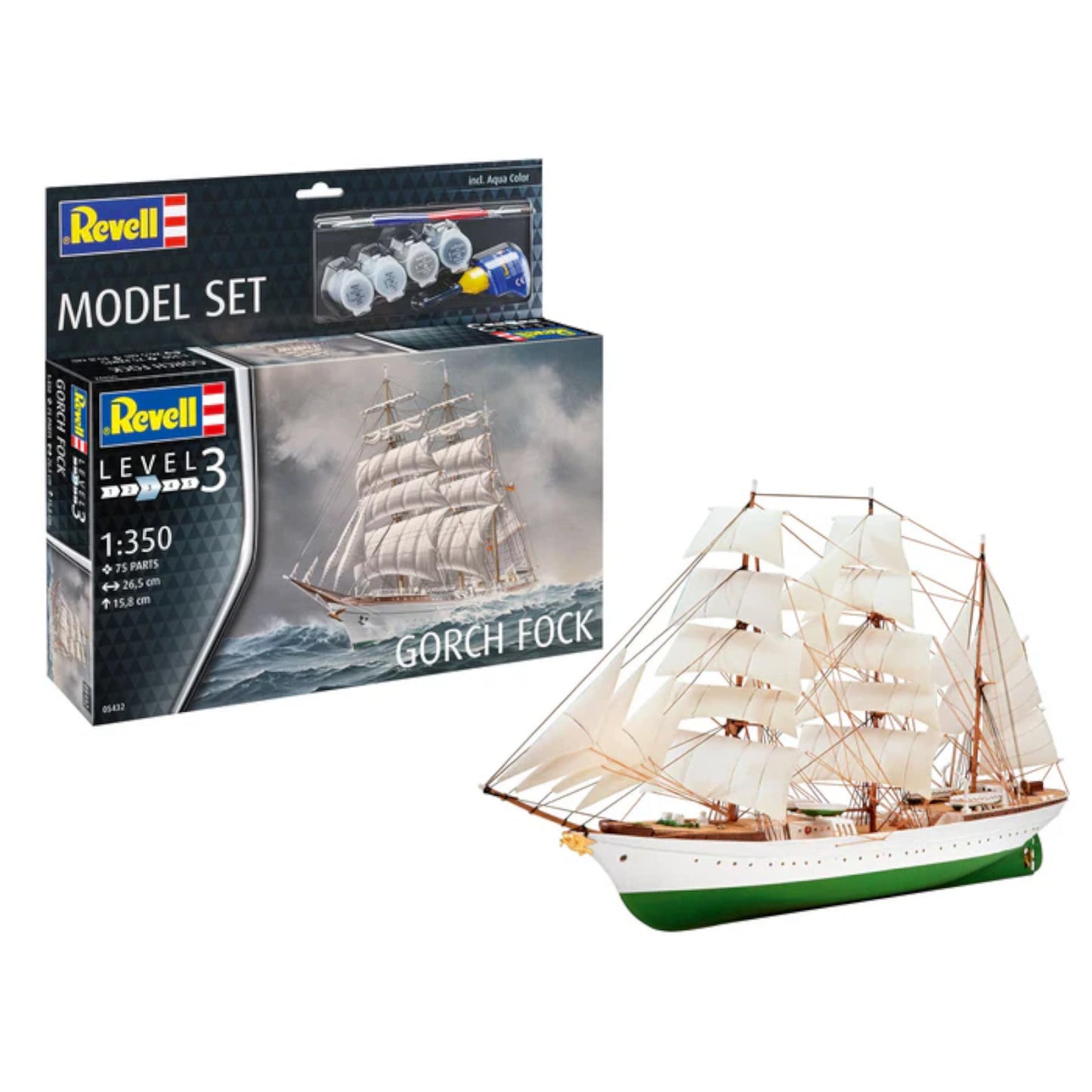 Revell Gorch Fock Set Warship Model Kit 65432
