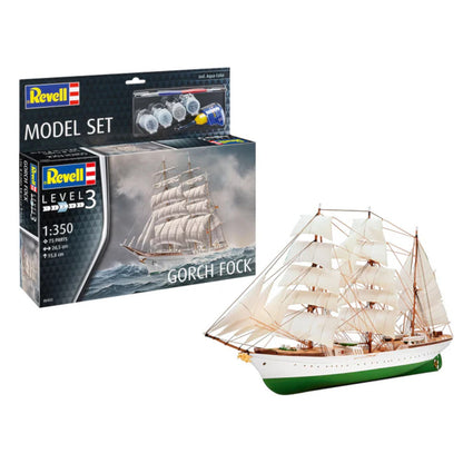 Revell Gorch Fock Set Warship Model Kit 65432